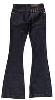 Thumbnail for your product : Versace Flared Low-Rise Jeans