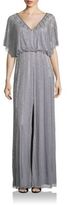 Thumbnail for your product : Aidan Mattox Embellished Front Slit Bridesmaid Gown