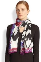 Thumbnail for your product : Emilio Pucci Ikat Silk & Cashmere Wrap