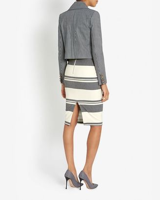Elizabeth and James Aisling Striped Pencil Skirt