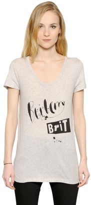 Burberry Printed Cotton Jersey T-Shirt