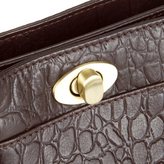 Thumbnail for your product : Anne Weyburn Leather Bag with Shoulder Strap and Zip Fastening