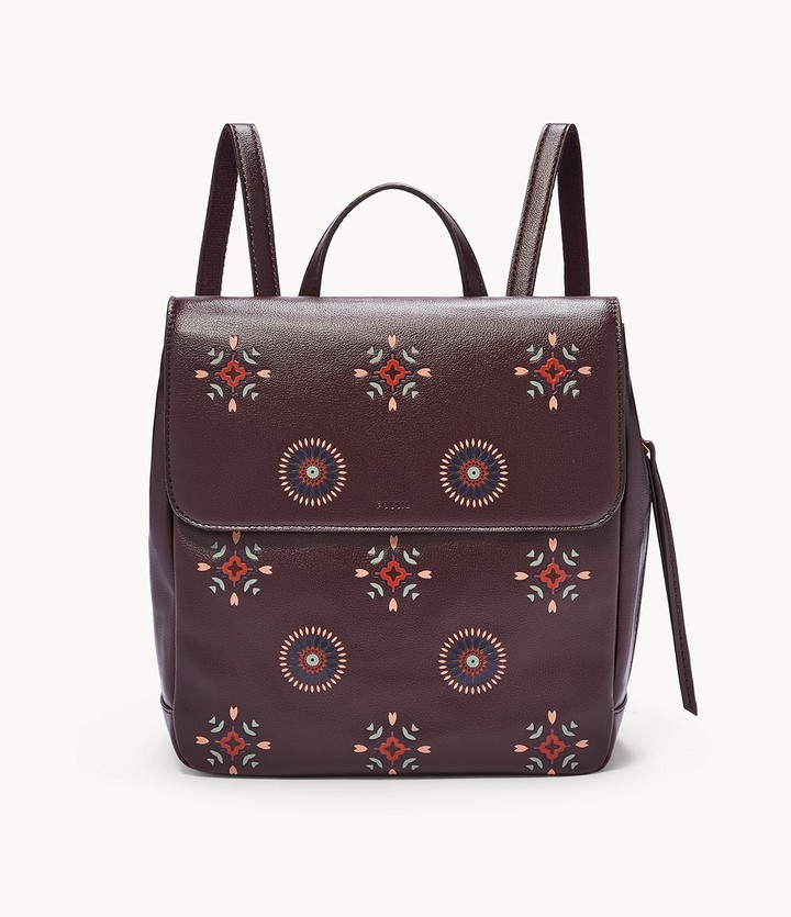 fossil claire backpack handbags black