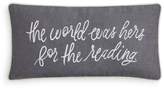 Thumbnail for your product : Kate Spade Was Hers for the Reading Decorative Pillow, 10" x 20"