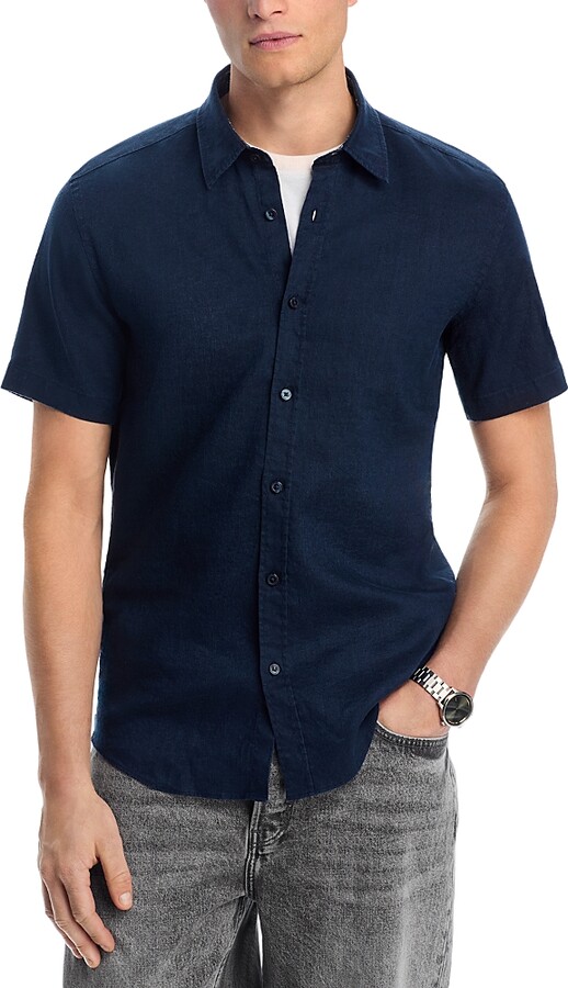 Boss Stretch Linen Roan Slim Fit Shirt