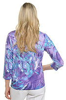 Thumbnail for your product : Allison Daley Petites Watercolor Floral Top