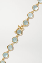Thumbnail for your product : Irene Neuwirth Classic 18-karat Gold Aquamarine Bracelet - Blue