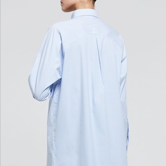 A Line Clothing Essential04 Blue Overshirt