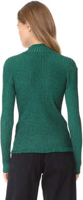 Milly Stardust Ribbed Pullover