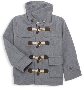 Janie and Jack Little Boy's & Boy's Wool-Blend Toggle Hooded Coat