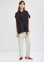 Thumbnail for your product : Sofie D'hoore Brinley Draped Poplin Top