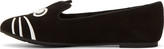 Thumbnail for your product : Marc by Marc Jacobs Black Nubuck Cat Loafers