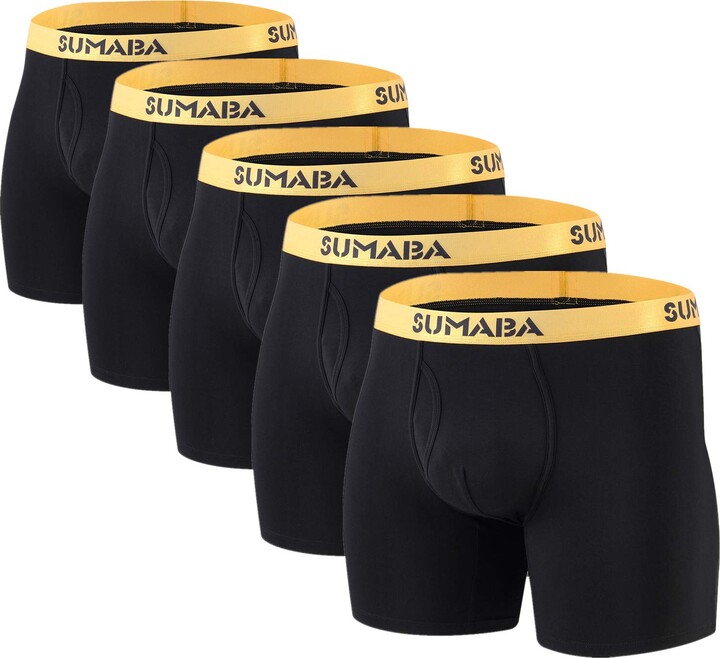 3 Pack Supersoft Bamboo Long Leg Jersey Boxers