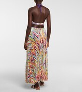 Thumbnail for your product : Missoni Mare Zig-zag knit cutout maxi dress