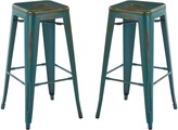 Thumbnail for your product : OSP Home Furnishings 2-piece Bristow Distressed Bar Stool Set
