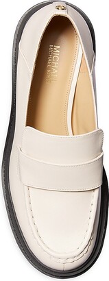 MICHAEL Michael Kors Rocco 76MM Leather Lug-Sole Loafers
