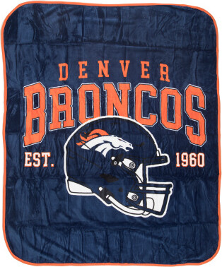 TJMAXX Nfl Vintage Arch Royal Plush Throw Blanket For Men, Polyester