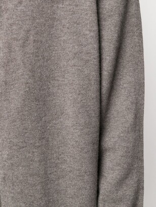 N.Peal Long Sleeve Zip Up Sweater
