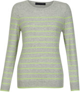 Thumbnail for your product : Marks and Spencer Pure Cashmere Striped Jumper
