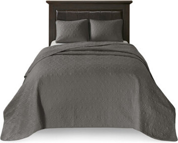 CANJUN Comfortable Cotton Bedding Sets, Dark Grey, Oversized King For Home