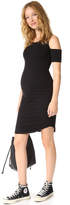 Thumbnail for your product : Monrow Maternity Cold Shoulder Dress