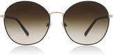 Thumbnail for your product : Burberry BE3094 Sunglasses Light Gold 114513 56mm