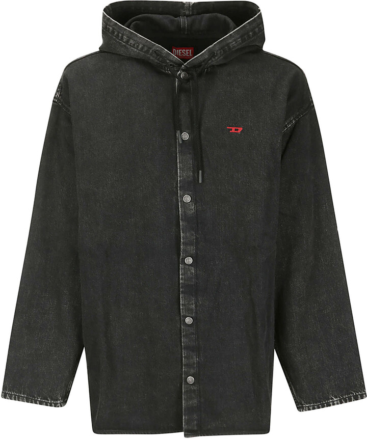 Diesel D-dewny-hood - ShopStyle Long Sleeve Shirts