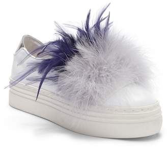 Here \u002F Now Tina Feathered Slip-On Sneaker