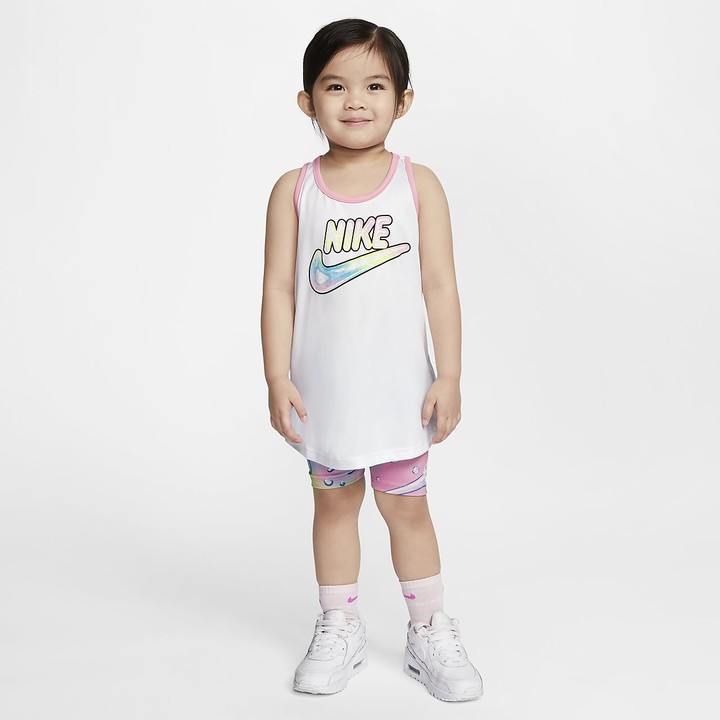 pink nike matching set