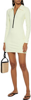 Thumbnail for your product : Solid & Striped Ribbed-knit Mini Dress