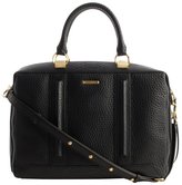 Thumbnail for your product : Rebecca Minkoff black leather 'Hunter' convertible satchel