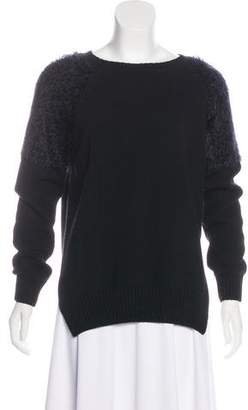 Anine Bing Long Sleeve Textured Sweater