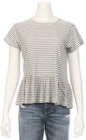 Thumbnail for your product : The Great Striped Ruffle Bottom Tee