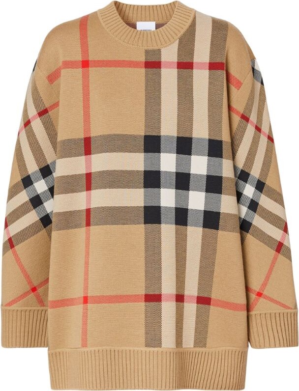 Burberry Wool House Check Sweater - ShopStyle
