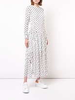 Thumbnail for your product : Julien David Longsleeved Spot Print Dress