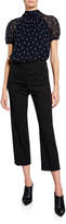 Thumbnail for your product : Burberry Bedmond Mid-Rise Cropped Pants