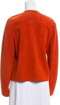 Thumbnail for your product : Hermes Suede Zip-Up Jacket