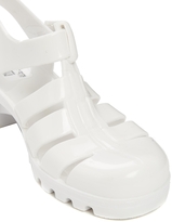 Thumbnail for your product : JuJu Babe White Heeled Jelly Sandals