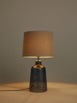 Thumbnail for your product : John Lewis & Partners Fluted Glass Table Lamp, Smoke