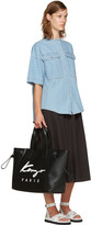 Thumbnail for your product : Kenzo Blue Denim Pockets Shirt