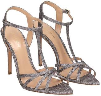 Lerre Silver Glitter Sandals