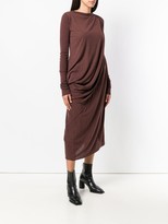 Thumbnail for your product : Rick Owens Lilies draped jersey dress