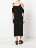 Thumbnail for your product : Alexander Wang T By Lux ponte cold-shoulder midi dress