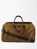 Thumbnail for your product : TANNER KROLLE The Walker Wrap Wool-twill Suit-carrier Holdall - Khaki