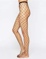 Thumbnail for your product : ASOS DESIGN 2 pack oversized fishnet tights