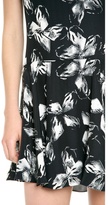 Thumbnail for your product : Halston Cap Sleeve Print Dress