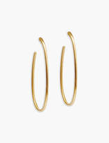 Thumbnail for your product : Lucky Brand GOLD OVAL HOOPS