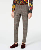 mens burgundy plaid pants