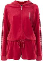 Thumbnail for your product : Juicy Couture Swarovski embellished velour romper