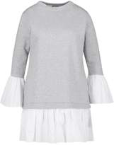 Thumbnail for your product : boohoo Plus 2 In 1 Contrast Sweat Smock Dress